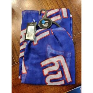 New York Giants NFL Sheer Infinity Scarf Licensed NFL.Com